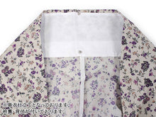 画像をギャラリービューアに読み込む, 洗える着物 単衣 小紋 綿 フリーサイズ 仕立て上がり 単品 小花柄シリーズ 薄ベージュグレー地 紫系 小花尽くし 女性 レディース 和装 和服 きもの プレタ 春 秋 きもの カジュアル 可愛い 普段着 送料無料 あす楽