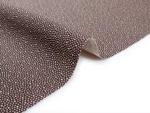 画像をギャラリービューアに読み込む, 正絹 江戸小紋 反物 仕立て付き 濃茶地 大小霰柄 袷 フルオーダー レディース 女性 婦人 お洒落 粋 レトロ 上品 大人 シルク あわせ 和装 和服 着物 きもの 送料無料