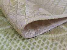 画像をギャラリービューアに読み込む, 帯揚げ 正絹 薄グリーン モカベージュ 横段 幾何学 丹後ちりめん 帯揚 訪問着 色無地 小紋 パーティー 食事会 おでかけ 和装小物 着付け小物 着物 和服 和装 レディース 女性 帯あげ 未使用 送料無料 あす楽