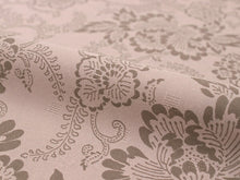 画像をギャラリービューアに読み込む, 着物 洗える着物 反物 レディース セミオーダー 仕立て付 XS S M L XL 袷 単衣 ピンクベージュ 牡丹 唐草 和装 和服 女性 小紋 送料無料 きもの 羽織 コート ポリエステル 京都