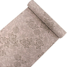 画像をギャラリービューアに読み込む, 着物 洗える着物 反物 レディース セミオーダー 仕立て付 XS S M L XL 袷 単衣 ピンクベージュ 牡丹 唐草 和装 和服 女性 小紋 送料無料 きもの 羽織 コート ポリエステル 京都