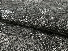 画像をギャラリービューアに読み込む, 正絹 小紋 着物 仕立て上がりフリーサイズ 袷 黒地鱗 小紋柄 レディース 和装 和服 kimono プレタ