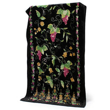 画像をギャラリービューアに読み込む, 岡重 ストール ショール 更紗 葡萄 ベルベットシルク 大判 レディース 高級 ブランド 京都 老舗 春 秋 冬 羽織 肩掛け ひざ掛け 巻物 マフラー お出掛け 塵除け 女性用 婦人 和装 着物 洋服 カジュアル フォーマル おしゃれ 箱入り 誕生日 ギフト プレゼント 贈り物 あす楽