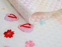 画像をギャラリービューアに読み込む, 七五三 刺繍 半衿 単品 子供用 3歳 7歳 白 こっぽり かんざし 桜 鱗 レインボー カラフル こども 日本製 正絹 着物 和服 和装 和小物 キッズ ジュニア 女の子 はんえり 襟 SDGs