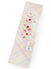 画像をギャラリービューアに読み込む, 七五三 刺繍 半衿 単品 子供用 3歳 7歳 白 こっぽり かんざし 桜 鱗 レインボー カラフル こども 日本製 正絹 着物 和服 和装 和小物 キッズ ジュニア 女の子 はんえり 襟 SDGs