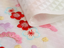 画像をギャラリービューアに読み込む, 七五三 刺繍 半衿 単品 子供用 3歳 7歳 白 梅 松 鱗 レインボー カラフル こども 日本製 正絹 着物 和服 和装 和小物 キッズ ジュニア 女の子 はんえり 襟 SDGs