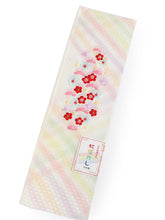 画像をギャラリービューアに読み込む, 七五三 刺繍 半衿 単品 子供用 3歳 7歳 白 梅 松 鱗 レインボー カラフル こども 日本製 正絹 着物 和服 和装 和小物 キッズ ジュニア 女の子 はんえり 襟 SDGs