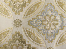 画像をギャラリービューアに読み込む, 袋帯 フォーマル 全通 ゴールド 七宝 華紋 礼装用 仕立て上がり 訪問着 色無地 振袖 新品 未使用 日本製 レディース 女性 着物 帯 入学式 卒業式 成人式 和装 和服 ポリエステル 送料無料