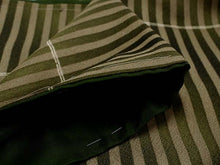 画像をギャラリービューアに読み込む, 洗える着物 コーディネートセット 袷 名古屋帯 正絹帯揚げ帯締め Mサイズ 4点セット 小紋 レディース 女性 抹茶色 ベージュ 縞 源氏香柄 着物 紫 グレー 縞柄 帯 帯あげ 帯〆 プレタ 和装 和服 きものセット 送料無料