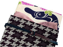 画像をギャラリービューアに読み込む, 洗える着物 コーディネートセット 袷 名古屋帯 正絹帯揚げ帯締め Lサイズ 4点セット 小紋 レディース 女性 クリーム色 ピンク 青 菊 波柄 着物 黒 紫 グレー 千鳥格子柄 帯 帯あげ 帯〆 プレタ 和装 和服 きものセット 送