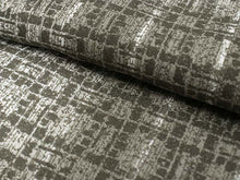 画像をギャラリービューアに読み込む, 洗える着物 コーディネートセット 袷 名古屋帯 正絹帯揚げ帯締め Lサイズ 4点セット 小紋 レディース 女性 カーキ グレー 格子柄 着物 青緑 グレー 幾何学模様柄 帯 帯あげ 帯〆 プレタ 和装 和服 きものセット 送料無料