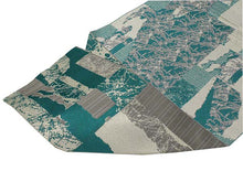 画像をギャラリービューアに読み込む, 洗える着物 コーディネートセット 袷 名古屋帯 正絹帯揚げ帯締め Lサイズ 4点セット 小紋 レディース 女性 カーキ グレー 格子柄 着物 青緑 グレー 幾何学模様柄 帯 帯あげ 帯〆 プレタ 和装 和服 きものセット 送料無料