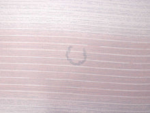 画像をギャラリービューアに読み込む, 着物 洗える着物 フルオーダー 仕立て付 薄ピンク地に横段雨縞と雪輪幾何学柄 東レシルック 反物 和装 和服 袷 単衣 春 秋 冬 レディース 女性 小紋 きもの 羽織 コート カジュアル 上品 TORAY sillook 送料無料