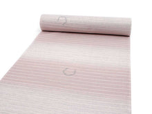 画像をギャラリービューアに読み込む, 着物 洗える着物 フルオーダー 仕立て付 薄ピンク地に横段雨縞と雪輪幾何学柄 東レシルック 反物 和装 和服 袷 単衣 春 秋 冬 レディース 女性 小紋 きもの 羽織 コート カジュアル 上品 TORAY sillook 送料無料