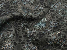 画像をギャラリービューアに読み込む, 着物 洗える着物 フルオーダー 仕立て付 墨地に花の丸柄 東レシルック 反物 和装 和服 袷 単衣 春 秋 冬 レディース 女性 小紋 きもの 羽織 コート カジュアル 上品 TORAY sillook 送料無料