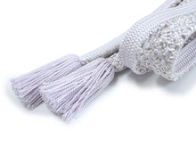 画像をギャラリービューアに読み込む, 帯揚げ 帯締め セット 正絹 あられ組 ベージュ 丹後ちりめん 小帽子絞り染め 菊花 唐織 帯揚 薄藤色 銀ちらし 帯締 訪問着 色無地 結婚式 式典 和装小物 着付け小物 着物 和服 和装 レディース 女性 帯あげ 帯〆 未使用 送料無料