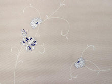 画像をギャラリービューアに読み込む, 正絹 小紋 反物 丹後ちりめん 鮫小紋 ベージュ地更紗柄 フルオーダー 仕立て付き 着物 和装 和服 単品 女性 レディース 送料無料