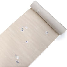 画像をギャラリービューアに読み込む, 正絹 小紋 反物 丹後ちりめん 鮫小紋 ベージュ地更紗柄 フルオーダー 仕立て付き 着物 和装 和服 単品 女性 レディース 送料無料