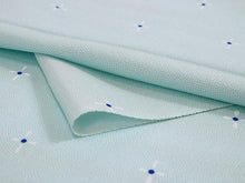 画像をギャラリービューアに読み込む, 正絹 小紋 反物 丹後ちりめん 鮫小紋 ブルー地クロス柄 フルオーダー 仕立て付き 着物 和装 和服 単品 女性 レディース 送料無料