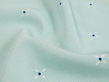 画像をギャラリービューアに読み込む, 正絹 小紋 反物 丹後ちりめん 鮫小紋 ブルー地クロス柄 フルオーダー 仕立て付き 着物 和装 和服 単品 女性 レディース 送料無料