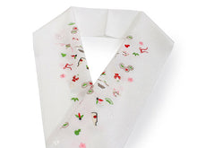 画像をギャラリービューアに読み込む, 半衿 刺繍 単品 正月 松竹梅 鏡餅 たこ 羽子板 半襟 レディース ポリエステル 洗える 半えり 女性 和装小物 カジュアル イベント パーティー 着物 おしゃれ テイジン ラミエール 日本製 ネコポス便可 あす楽