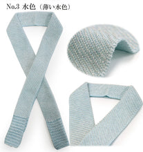 画像をギャラリービューアに読み込む, 半衿 ビーズ 単品 6色 白 黒 水色 ピンク 紫 アイボリー 半襟 レディース 綿 ニット 洗える 半えり 女性 和装小物 カジュアル フォーマル オールシーズン クリスマス イベント パーティー 着物 おしゃれ ネコポス便可 あす