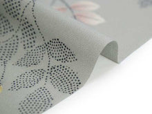 画像をギャラリービューアに読み込む, 着物 洗える着物 反物 レディース セミオーダー 仕立て付 XS S M L XL 袷 単衣 グレー 植物 実 和装 和服 女性 小紋 送料無料 きもの 羽織 コート ポリエステル 京都