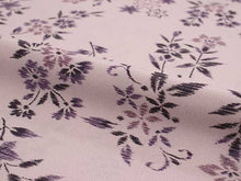 画像をギャラリービューアに読み込む, 着物 洗える着物 反物 レディース セミオーダー 仕立て付 XS S M L XL 袷 単衣 ピンク 薄紫 花 和装 和服 女性 小紋 送料無料 きもの 羽織 コート ポリエステル 京都