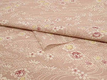 画像をギャラリービューアに読み込む, 着物 洗える着物 反物 レディース セミオーダー 仕立て付 XS S M L XL 袷 単衣 ピンク 流水 菊 花 和装 和服 女性 小紋 送料無料 きもの 羽織 コート ポリエステル 京都