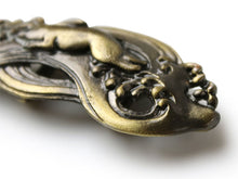 画像をギャラリービューアに読み込む, 帯留 波兎 うさぎ 波 単品 三分紐を通す アンティーク調 和 可愛い 帯留め 帯どめ 小紋 洒落着 パーティー クリスマス お正月 和装小物 着物 和服 和装 帯飾り アクセサリー