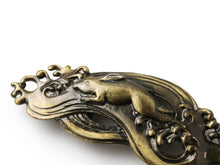 画像をギャラリービューアに読み込む, 帯留 波兎 うさぎ 波 単品 三分紐を通す アンティーク調 和 可愛い 帯留め 帯どめ 小紋 洒落着 パーティー クリスマス お正月 和装小物 着物 和服 和装 帯飾り アクセサリー