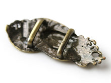 画像をギャラリービューアに読み込む, 帯留 波兎 うさぎ 波 単品 三分紐を通す アンティーク調 和 可愛い 帯留め 帯どめ 小紋 洒落着 パーティー クリスマス お正月 和装小物 着物 和服 和装 帯飾り アクセサリー
