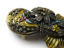 画像をギャラリービューアに読み込む, 帯留 瓢箪 花 蝶 単品 三分紐を通す アンティーク調 和 可愛い 帯留め 帯どめ 小紋 洒落着 パーティー クリスマス お正月 和装小物 着物 和服 和装 帯飾り アクセサリー