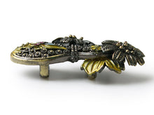 画像をギャラリービューアに読み込む, 帯留 瓢箪 花 蝶 単品 三分紐を通す アンティーク調 和 可愛い 帯留め 帯どめ 小紋 洒落着 パーティー クリスマス お正月 和装小物 着物 和服 和装 帯飾り アクセサリー