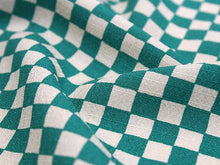 画像をギャラリービューアに読み込む, 着物 洗える着物 フルオーダー 仕立て付 緑 ベージュ 市松柄 東レ シルジェリー 反物 和装 和服 袷 単衣 春 秋 冬 レディース 女性 小紋 きもの 羽織 コート カジュアル 上品 TORAY siljelly 送料無料
