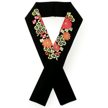 画像をギャラリービューアに読み込む, 半衿 刺繍 6色 黒 白 赤 緑 青緑 七宝 菊 単品 半襟 レディース ポリエステル 洗える 半えり 女性 和装小物 カジュアル 成人式 卒業式 結婚式 振袖 二尺袖 訪問着 パーティー 着物 おしゃれ 日本製 ネコポス便可 あす楽