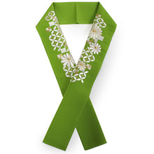 画像をギャラリービューアに読み込む, 半衿 刺繍 6色 黒 白 赤 緑 青緑 七宝 菊 単品 半襟 レディース ポリエステル 洗える 半えり 女性 和装小物 カジュアル 成人式 卒業式 結婚式 振袖 二尺袖 訪問着 パーティー 着物 おしゃれ 日本製 ネコポス便可 あす楽