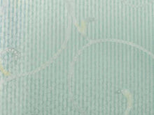 画像をギャラリービューアに読み込む, 洗える長襦袢 東レ シルック 反物 ポリエステル フルオーダー 仕立て付 水色地 桜地紋 縞 ストライプ 唐草 女性 レディース 着物 和装 和服 きもの kimono 単品 おしゃれ 上品 TORAY silloo