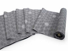 画像をギャラリービューアに読み込む, 正絹 長襦袢 シルク 反物 フルオーダー 仕立て付き グレー地に亀甲柄 きっこう 幾何学 模様 女性 レディース 着物 和装 和服 きもの 単品 カジュアル おしゃれ 上品 送料無料