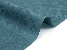 画像をギャラリービューアに読み込む, 正絹 長襦袢 シルク 反物 フルオーダー 仕立て付き 渋青色地に花唐草柄 女性 レディース 着物 和装 和服 きもの 単品 フォーマル おしゃれ 上品 送料無料
