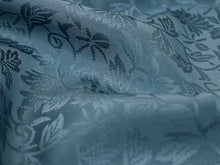 画像をギャラリービューアに読み込む, 正絹 長襦袢 シルク 反物 フルオーダー 仕立て付き 渋青色地に花唐草柄 女性 レディース 着物 和装 和服 きもの 単品 フォーマル おしゃれ 上品 送料無料