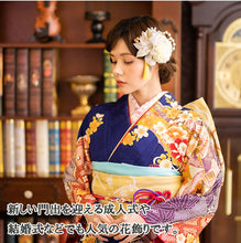 画像をギャラリービューアに読み込む, 成人式 髪飾り 13点セット 白 ゴールド ゆり 花 ちりめん ラインストーン 卒業式 前撮り 袴 振袖 結婚式 和装 和服 着物 コサージュ かんざし ヘアアクセサリー 日本製