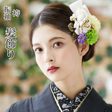 画像をギャラリービューアに読み込む, 成人式 髪飾り 11点セット 白 ゴールド 梅 花 リボン つまみ細工 ちりめん 卒業式 前撮り 袴 振袖 結婚式 和装 着物 かんざし コサージュ ヘアアクセサリー 日本製