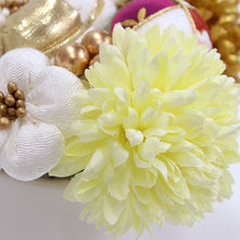 画像をギャラリービューアに読み込む, 成人式 髪飾り 12点セット 白 ゴールド 梅 花 つまみ細工 ちりめん 卒業式 前撮り 袴 振袖 結婚式 和装 着物 コサージュ かんざし ヘアアクセサリー 日本製