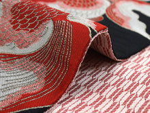 画像をギャラリービューアに読み込む, 半幅帯 おりびと 単品 黒 金魚 リバーシブル 着物 帯 カジュアル レディース アレンジ 半巾帯 細帯 四寸 日本製 女性 和装 和服 レトロ あす楽