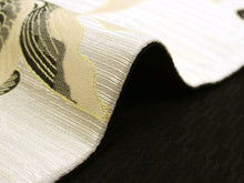 画像をギャラリービューアに読み込む, 半幅帯 おりびと 単品 ベージュ 金魚 リバーシブル 着物 帯 カジュアル レディース アレンジ 半巾帯 細帯 四寸 日本製 女性 和装 和服 レトロ モダン あす楽