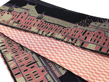 画像をギャラリービューアに読み込む, 半幅帯 おりびと 単品 黒 東京駅 リバーシブル 着物 帯 カジュアル レディース アレンジ 半巾帯 細帯 四寸 日本製 女性 和装 和服 レトロ モダン あす楽