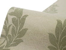 画像をギャラリービューアに読み込む, 半幅帯 百華帯 単品 ベージュ 葉 植物 からし色 黄土色 リバーシブル 着物 帯 カジュアル レディース アレンジ 半巾帯 細帯 四寸 日本製 女性 和装 和服 レトロ あす楽