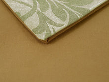 画像をギャラリービューアに読み込む, 半幅帯 百華帯 単品 ベージュ 葉 植物 からし色 黄土色 リバーシブル 着物 帯 カジュアル レディース アレンジ 半巾帯 細帯 四寸 日本製 女性 和装 和服 レトロ あす楽