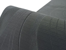 画像をギャラリービューアに読み込む, 半幅帯 百華帯 単品 グレー 青灰 曲線 流線 リバーシブル 着物 帯 カジュアル レディース アレンジ 半巾帯 細帯 四寸 日本製 女性 和装 和服 レトロ あす楽